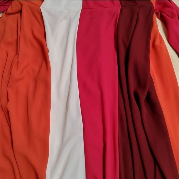 Tommy Hilfiger Women's Zendaya Curve Cross Front Dress Size 18 - Picture 8 of 11